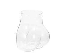 Ipetboom Tasse à Verre Transparent Forme de Fesses Mug Créatif pour Boissons Parfait pour Bars