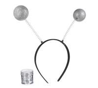 Ipetboom -Tête Boule Rose Oignon Décorations De Fête Extraterrestres -Tête Extraterrestre Couvre-Chef Extraterrestre Accessoire De Bandeau Mignon Cerceaux À Cheveux Pour