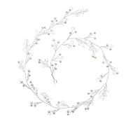Ipetboom -tête De Mariage Royal S Pour Femmes Accessoires De Coiffure De Mariée Tendance Brodés