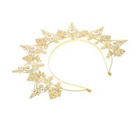 Ipetboom -Tête En Perles Pour Mariage Diadèmes Couronnes De Déesse -Tête De Mariée Couronne De Mariage Pour Mariée Accessoires Pour Cheveux -Tête Cerceau En Alliage