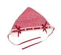 Ipetboom Tiare En Dentelle Bandeau Bandanas Pour Cheveux Pour Femmes Tête De Bandana Pour Les Femmes Accessoires De Cheveux Foulard Foulard Triangle Tricotage Du Triangle Rouge Chiffon