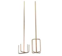 Ipetboom Tige d'Agitation Hexagonale 2 Pcs pour Perceuse Mélangeur de Peinture et Bétonnière à Perceuse Palette Longue Robuste pour Mélange d'Époxy Plâtre et Ciment Usage Bricolage et