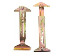 Ipetboom Tiges Télescopiques Réglables pour Lits de Spa - Système de Levage 7 Positions Deux Tiges Triangulaires - Ajusteurs Métalliques pour Tables de Massage - Rehausseurs de Pieds