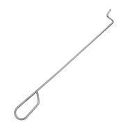 Ipetboom Tisonnier à Long Manche en Acier Inoxydable Résistant à L'Humidité, Crochet Multifonction pour Cheminée Intérieure et Barbecue Extérieur, Outil Utilitaire Cuisine et Camping - 1