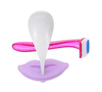 Ipetboom Tondeuse Intime Femme avec Pochoir de Précision pour Coupe et Modelage Outil de Rasage Sécurisé pour Zones Sensibles Facile à Utiliser pour Entretien Intime Parfait