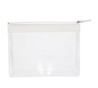 Ipetboom Trousse à Cosmétiques Transparente 20X6X15 CM en Plastique Étanche 70 Microns Paquet de Maquillage Portable pour Voyage Trousse de Toilette Pratique et Légère