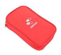 Ipetboom Trousse De Premier Secours Domestique Pilulier De Voyage Grand De Rangement De De Médecine Domestique à Médecine Tissu Oxford Rouge