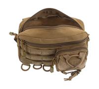 Ipetboom Trousse de Secours Compacte en Nylon Imperméable pour Camping et Randonnée, Paquet Banane de Rangement Rapide pour Matériel Médical Extérieur