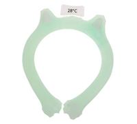 Ipetboom Tube Rafraîchissant Cou Poches De Glace Réutilisables, Anneau De Refroidissement D'été Vert 28°c, Léger Et Portable, Sport Plein Air Bureau Usage Quotidien