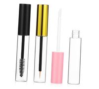 Ipetboom Tubes De Mascara ’eye-liner Vides 3 Pièces 10 Ml Avec Applicateur Transparent Ensemble Cosmétique Portable Pour Maquillage Diy Et Voyage