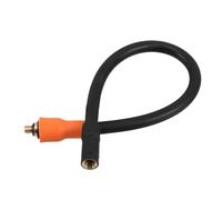 Ipetboom Tuyau D’extension de Gonflage M6 Fileté 30 Cm Manchon Thermique, Tube Haute Pression pour Pompe à Pneus Moto, Vélo et Voiture Électrique, Accessoire de Gonflage Sécurisé