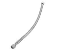 Ipetboom Tuyau Flexible pour Compresseur d'Air 14X15 MM en Acier Inoxydable 350 MM Valve Anti-Retour Accessoires pour Compresseur Air Tuyau d'Alimentation Polyvalent et Solide