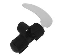 Ipetboom Ustensiles adaptatifs : Coupe-steak anti-tremblement - Aide à l'alimentation ergonomique en acier inoxydable avec poignée antidérapante et bande de fixation pour personnes âgées et