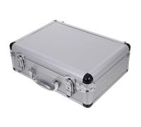 Ipetboom Valise à Outils en Aluminium 32 Compartiments Mousse Portable et Sécurisée à Code Dimensions 320X230X110 MM Boîte de Transport Pratique pour Bricolage et Rangement Maison