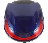 Ipetboom Valise de Rangement Verrouillable pour Moto Électrique Bleu, Coffre Arrière Grand Volume, Matériau Solide, Réflecteur de Sécurité, Usage Urbain et Déplacement Quotidien,