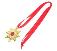 Ipetboom Vampire Medal Necklace Halloween Decoration Accessory For Women Gothic Cosplay Pendant Party Prop