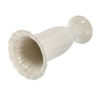 Ipetboom Vase à Fleurs Commémoratif Céramique Grand Modèle Blanc Motif Colonnes Romaines pour Décoration De Tombeau Usage Cimetière Et Mémorial