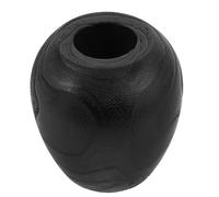 Ipetboom Vase à Fleurs en Bois Rustique Noir, Décor Naturel pour Fleurs Séchées, Style Ferme, Bois Massif, Entretien Réduit, pour Décoration de Table du Nouvel an