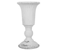 Ipetboom Vase à Fleurs en Fer Vintage Style Ferme Pot de Fleurs D’Intérieur Rétro Décoratif Jardinière Métal Haut Support pour Composition Décoration Maison Campagne