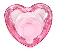 Ipetboom Verre Dappen Coeur Pour Ongles Coupe Manucure Sans Couvercle Bol Liquide Nail Art Et Léger Accessoire Nail Art Pratique Pour Salon Et Usage Personnel