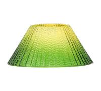 Ipetboom Verre Dégradé Vert Abat-jour pour Suspension Remplacement Lampe Vintage Compatible Lampadaire Lampe de Table et Torchière