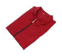 Ipetboom Vêtements De Pour Cheveux Pour Hommes Et Femmes Tunique Courte Manches Rouge Pratique Et Étanche Pour Salon Et Capillaire