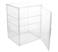 Ipetboom Vitrine Pâtisserie Transparente Réglable pour Pains et Gâteaux Boîte de Conservation Pâtisserie avec Isolation Poussière Rangement Flexible pour Comptoir de Cuisine et Boutique