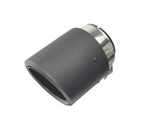 IPEVMLZ 1 Pièce Pour Mazda CX-5 CX-4 CX-3 Pour Axela Pour ATENZA Embouts carbone décoratifs Entrée 77 mm Sortie 101 mm(Silver 1 piece)