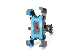 IPEVMLZ 1 Pièces Équitation VTT Vélo Moto Support De 360° Rotatif Téléphone Antidérapant Cyclisme(Bleu)