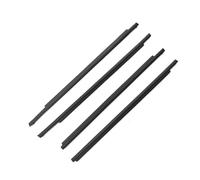 IPEVMLZ 4Pc Profils D'Étanchéité Pour Fenêtre Pour Toyota Pour Prius 2004-2009 Porte Latérale Vitre Extérieure Imperméable Protecteur