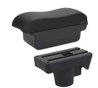 IPEVMLZ Accoudoir Pour Opel Pour Astra Boîte D'accoudoir Pour Opel Pour Astra H 2006-2011 Accoudoir De Voiture Boîte De Rangement À Surface Incurvée(C2 Ligne noire PAS d'USB)