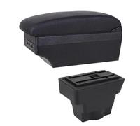 IPEVMLZ Boîte À Accoudoir Auto Pour Opel Pour Astra J 2012 2013 2014 2015 2016 2017-2023 Console Centrale Boîte De Rangement USB(Ligne noire E1)