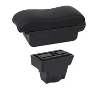 IPEVMLZ Boîte À Accoudoir Auto Pour Opel Pour Astra J 2012 2013 2014 2015 2016 2017-2023 Console Centrale Boîte De Rangement USB(Ligne noire C2)