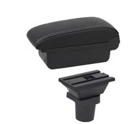 IPEVMLZ Boîte D'accoudoir Central Auto Boîte De Rangement Central Pour Toyota Pour Yaris Pour Vitz 5 Portes Hayon 1998-2011 Boîte D'accoudoir(Ligne blanche A1 PAS d'USB)
