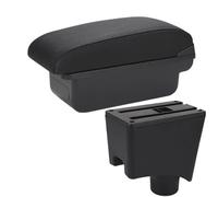 IPEVMLZ Boîte De Rangement D'accoudoir Central Pour N&issan Pour Almera G15 Accoudoir Auto Accessoires Auto(C2 Ligne noire PAS d'USB)