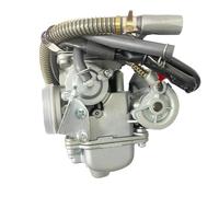 IPEVMLZ Carburateur De Moto Pour 24mm 26mm Pour GY6 125cc 150cc 152QMI 157QMJ Scooter Cyclomoteur Buggy ATV Kart Moteur(24mm)