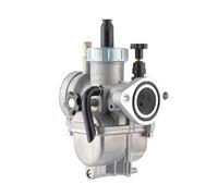 IPEVMLZ Carburateur Moto 50cc-350cc Moteur 2T 4T PE Bride Carburateurs Pour GY6 Pour SUZUKI Atv Pitbike(Argent,24mm)