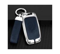 IPEVMLZ Coffret Clé Voiture Coque Protection sans pour Land pour Rover A9 pour Range pour Sport pour Evoque pour Freelander pour Discovery(Silver Blue)
