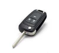 IPEVMLZ Coque De Clé Voiture Pliante pour Chevrolet pour Cruze pour Epica pour Lova pour Camaro pour Impala 2 3 4 5 Boutons Lame(3 Boutons)