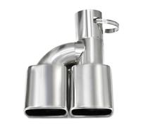 IPEVMLZ Embout De Silencieux Pour Toyota Pour Noah Pour Voxy Pour Esquire 80 Accessoire De Conversion Pour Pot D'échappement(Argent)