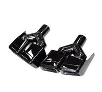 IPEVMLZ Embout D'échappement AMG 63 Noir Carré À Quatre Sorties Pour Mercedes Pour Benz Classe E W212 Classe C W204(NOIR,Y-type)