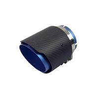 IPEVMLZ Embout D'échappement En Carbone Pour Mazda Pour Axela CX-5 CX-4 CX-3 Embout Décoratif Modifié(Bleu)