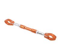 IPEVMLZ Guidon De Moto Réglable Universel En Alliage D'aluminium Barre Transversale D'équilibre Renforcée Levier Renforcement(Orange)