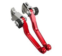 IPEVMLZ Levier De Frein Et D'embrayage Pivotant Pour Moto Tout-terrain Pour Suzuki RMX450Z RMX 450Z 2010 2011 2012 2013 2014 2015 2016 2017 2018 RMX 450 Z(ROUGE)
