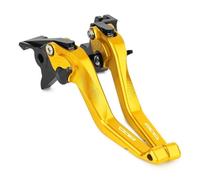 IPEVMLZ Leviers De Frein Et D'embrayage Courts Pour Moto Pour KAWASAKI Z800/E Pour Versions 2013-2016 2015 2014(Or)