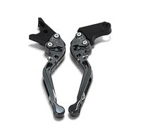 IPEVMLZ Leviers De Frein Et D'embrayage Extensibles Et Pliables En Aluminium Pour Moto Pour Suzuki GSXR125 GSX R 150 GSX-S125 GSXS 150(Titane)