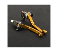 IPEVMLZ Leviers De Frein Et D'embrayage Pliables Pivotants Pour Motos Pour Kawasaki KLX 300R 1996-2022 2023 2024(Or)