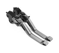IPEVMLZ Leviers De Frein Et D'embrayage Réglables Pour Moto Pour Suzuki GSXR GSX-R 600 750 1000 2009-2022 GSX-S1000 K1 K2 K3 K4 K5 K6 K7 K8 K9(Gray)