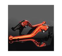 IPEVMLZ Leviers De Frein Et D'embrayage Réglables Pour Moto Pour Suzuki GSXR1000 GSX-R1000 GSXR GSX-R 1000 K7 K8 2007-2008(Orange,177mm)