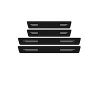 IPEVMLZ Lumineux pour Hyundai I10 Plaque Protection Seuillet Portière Décor Autocollants Film Bande Seuil Coffre Imperméable(4 seuils de Porte)